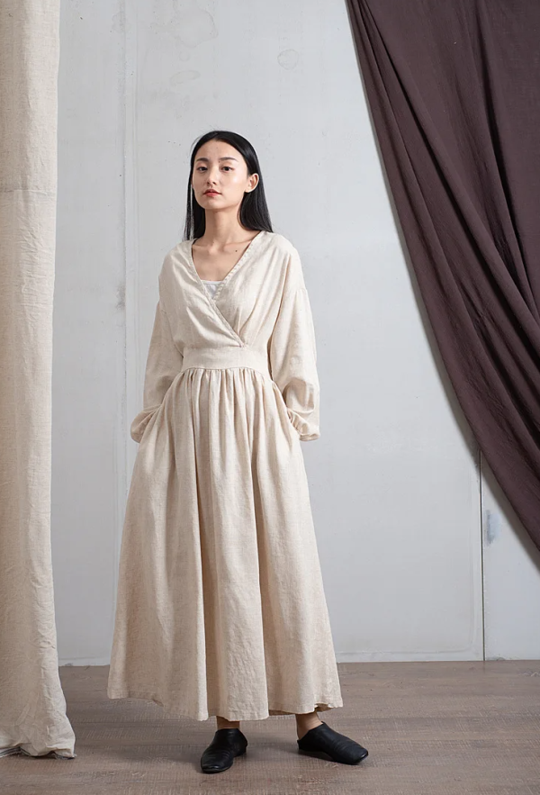 vestido japonés suelto