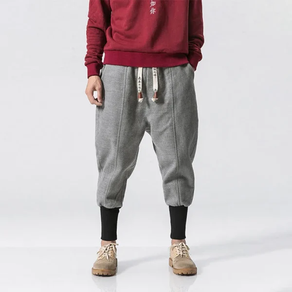pantalones gruesos de harén de invierno Ayu