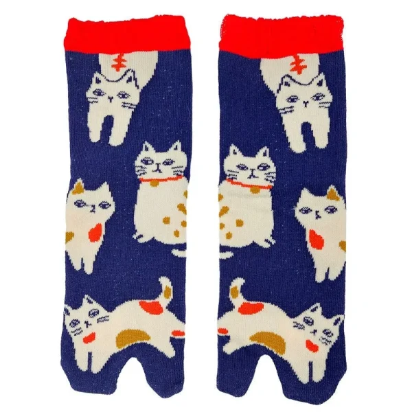5 pares de tabis kawaii