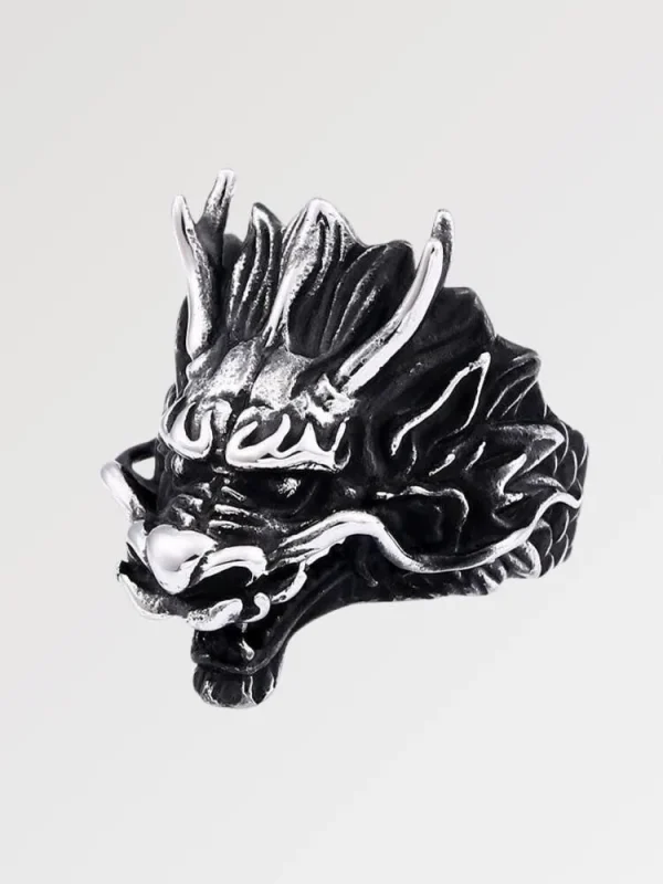 anillo Sephiro dragón de acero