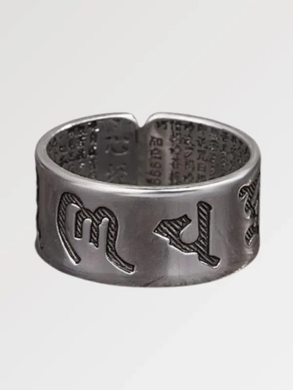 anillo Fujiwa mantra tibetano
