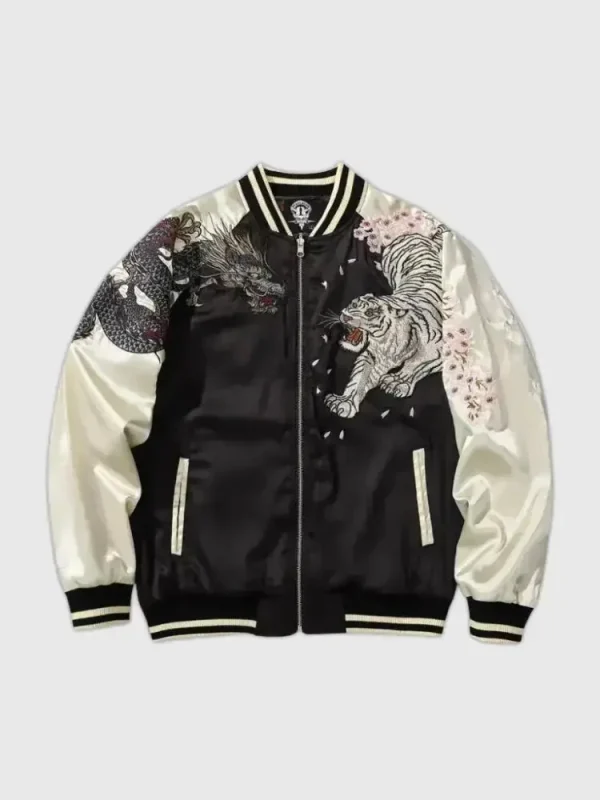 chaqueta sukajan vintage mainoho