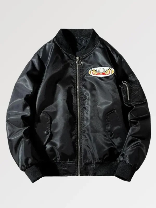 chaqueta bomber japonesa samurái vintage