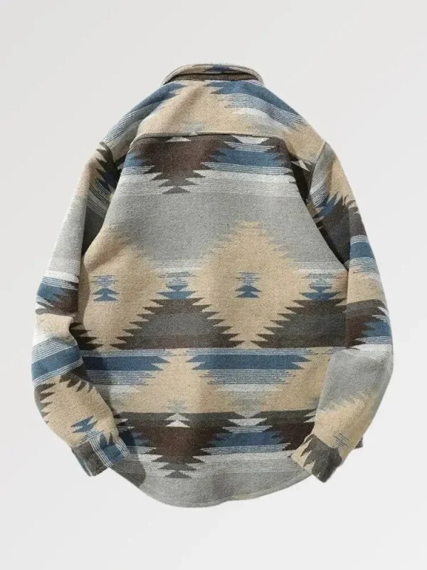camisa de franela vintage para hombre Agori