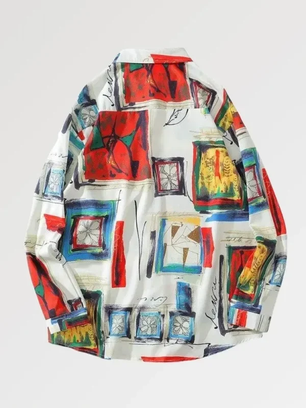 camisa de calle para hombre noshiro