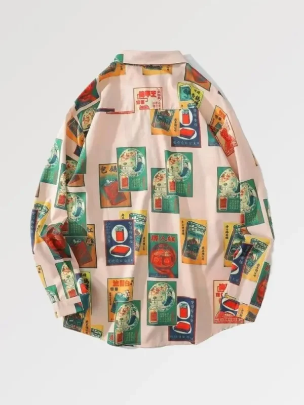 camisa estilo coreano omitama