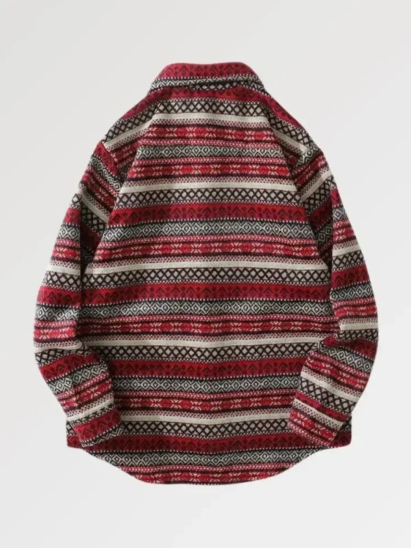 camisa de franela hirakawa para hombre