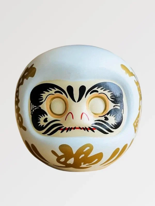 alcancía Daruma blanca