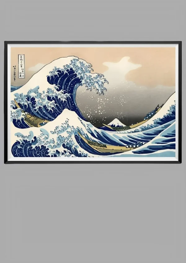 arte de olas de Kanagawa