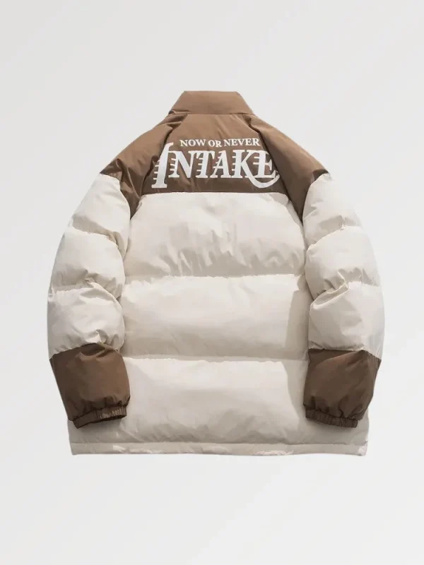 chaqueta urbana de plumón bicolor maoye