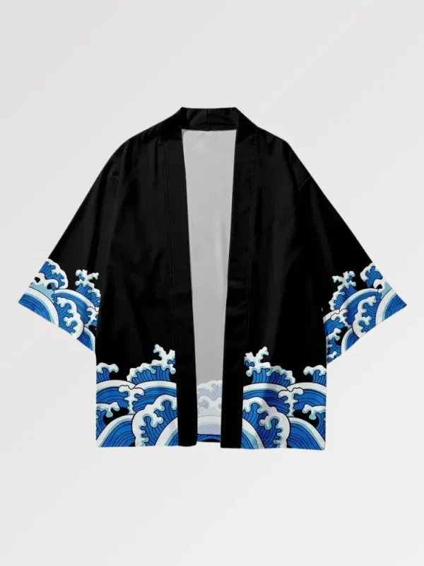 conjunto de kimono de onda media