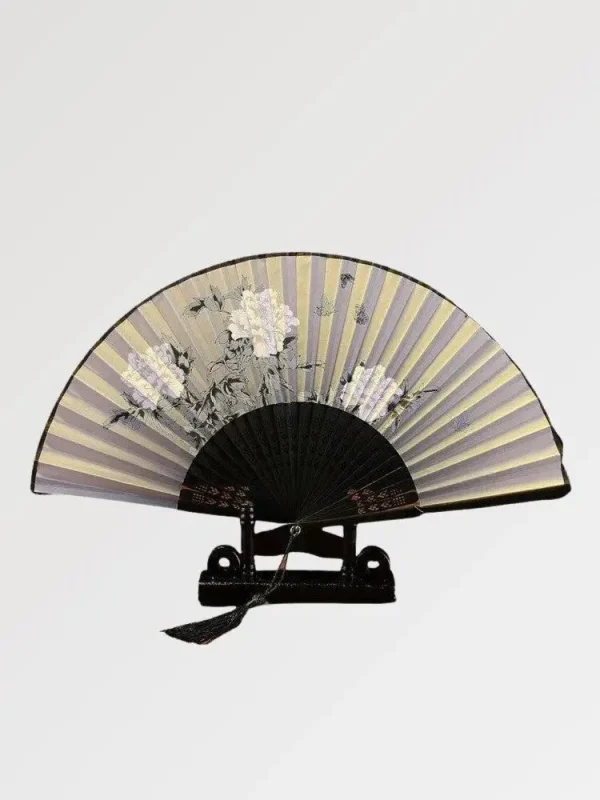 abanico de flores japonés kuwona