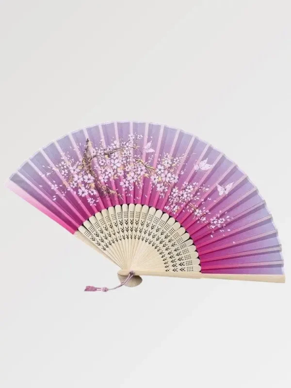 abanico fushia miyoshi japonés