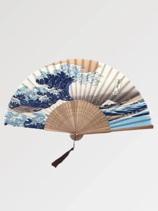 abanico ola Kanagawa diseño japonés