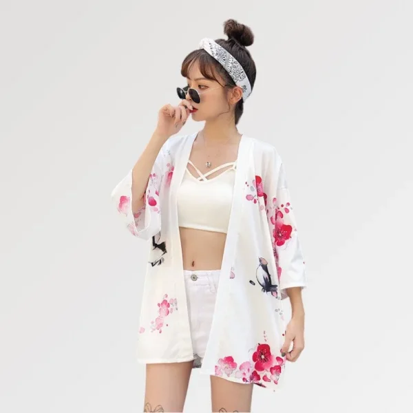 cárdigan estilo japonés sakura Geiko