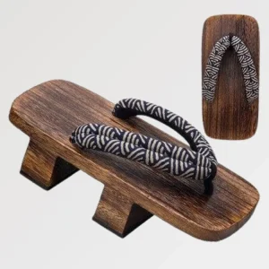 geta japonesa diseño seigaiha