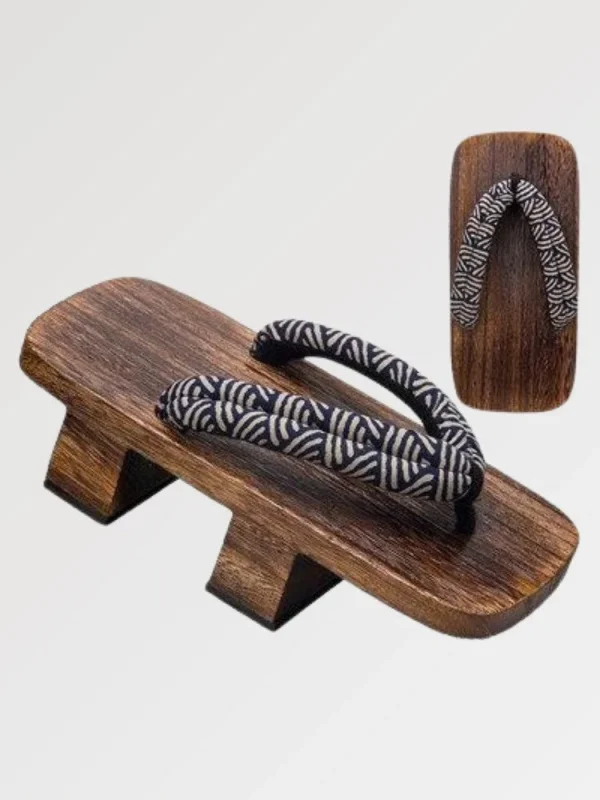 geta japonesa diseño seigaiha