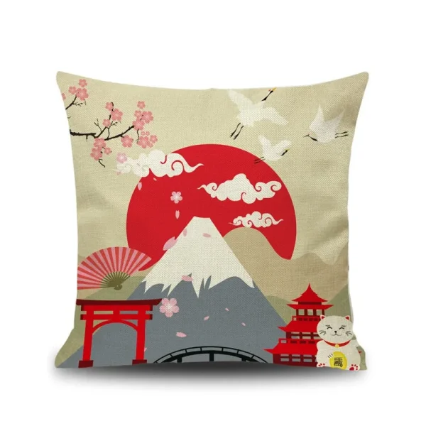 funda de cojín japonesa