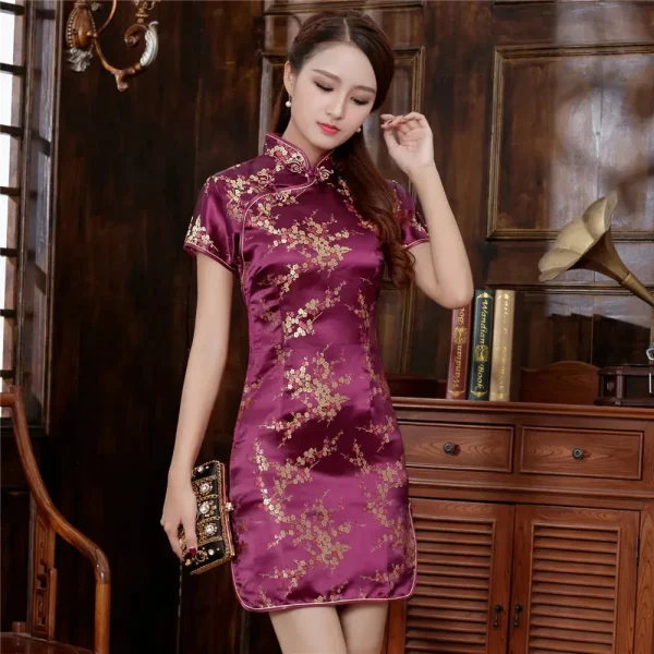 vestido corto japonés