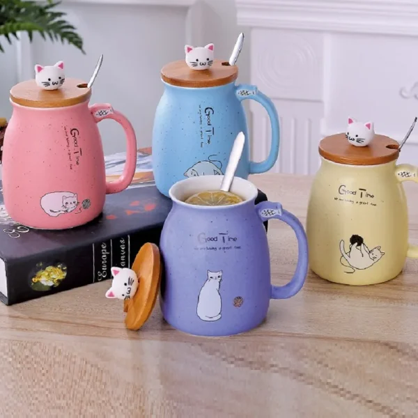 taza alegre Kawaii