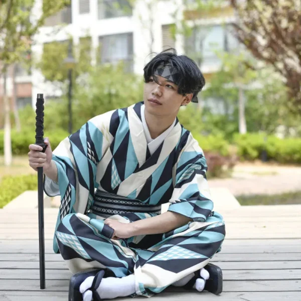traje de kimono para hombre