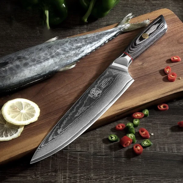 cuchillo forjado japonés