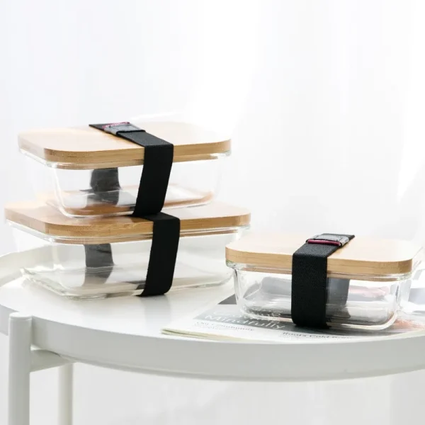 caja bento de vidrio