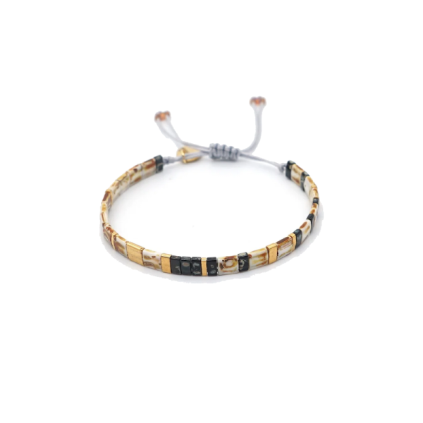 pulsera de cuentas tila de miyuki
