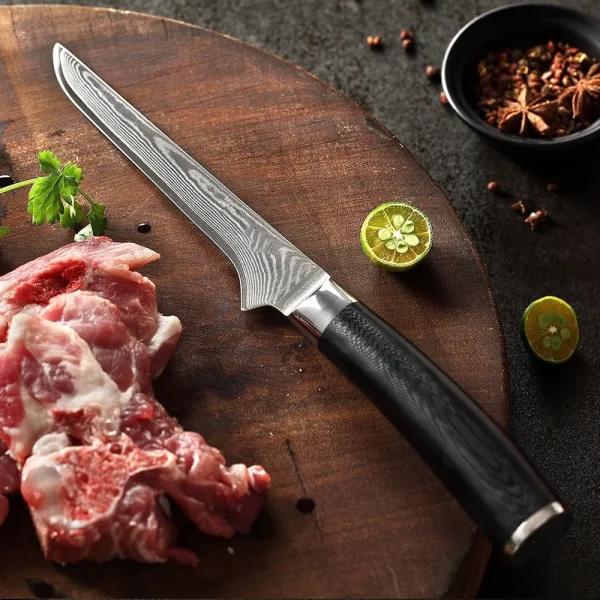 cuchillo japonés para deshuesar