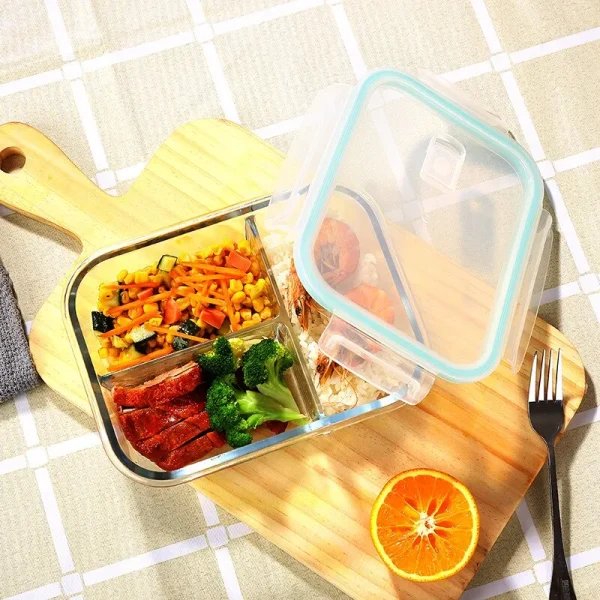 Caja Bento De Vidrio