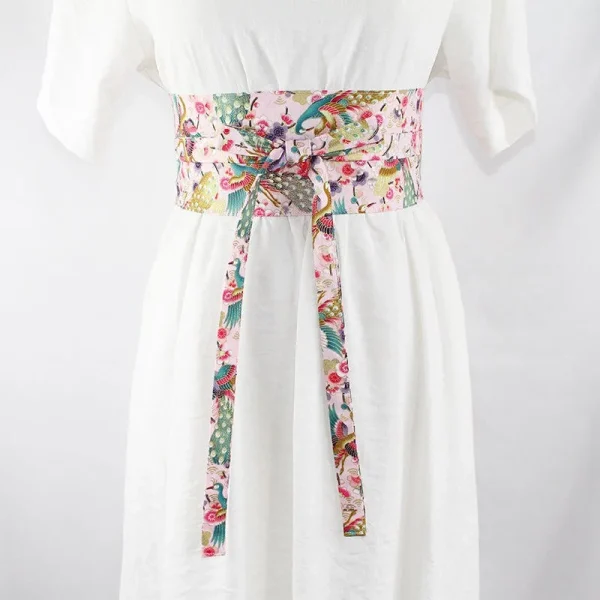 cinturón mujer estilo kimono