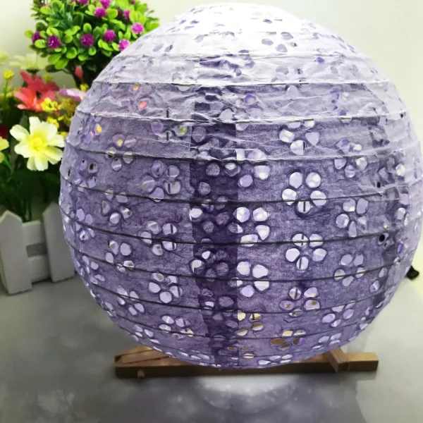 bola morada de cerámica japonesa