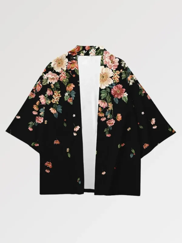 haori yukata edición floral