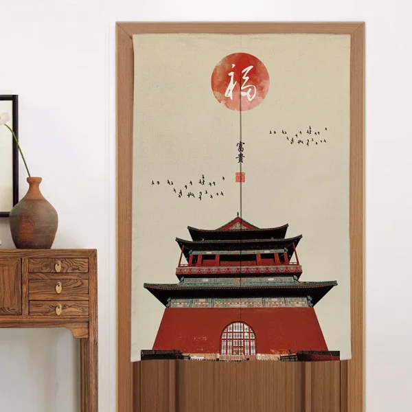 panel de cortina japonés