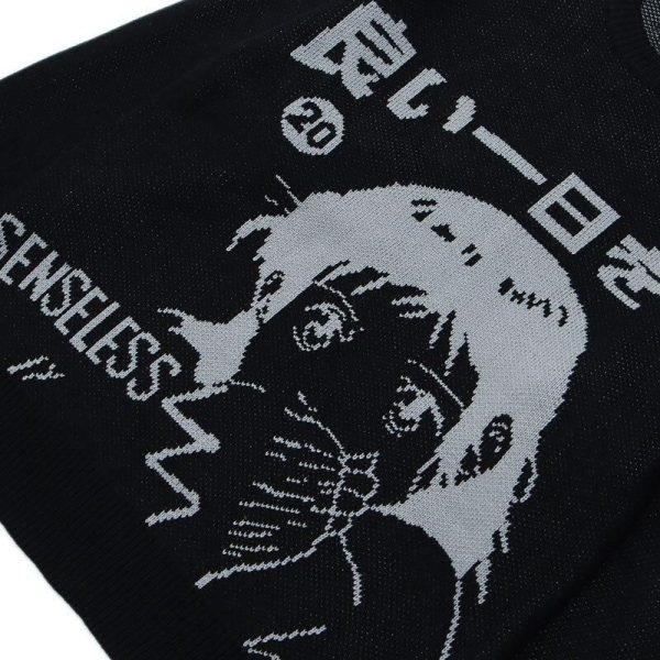 sudadera japonesa kawaii sin sentido