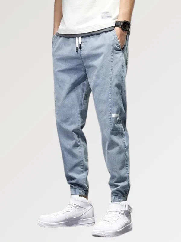 pantalones harén hombre cintura elástica