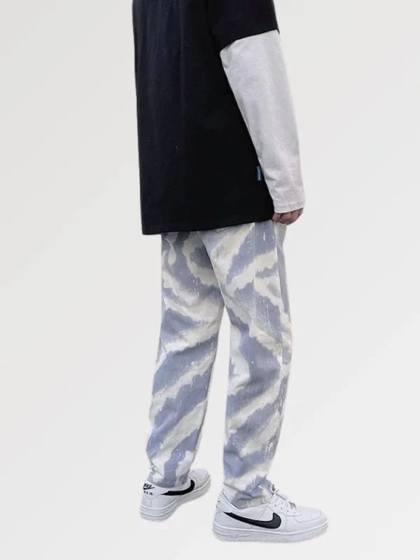 vaqueros tie-dye springfit para hombre