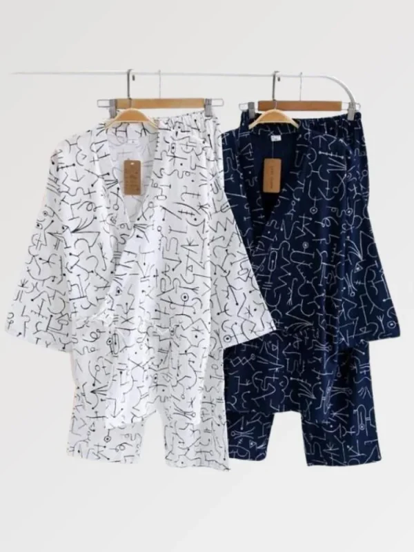 kimono Egipcio Jinbei Japón