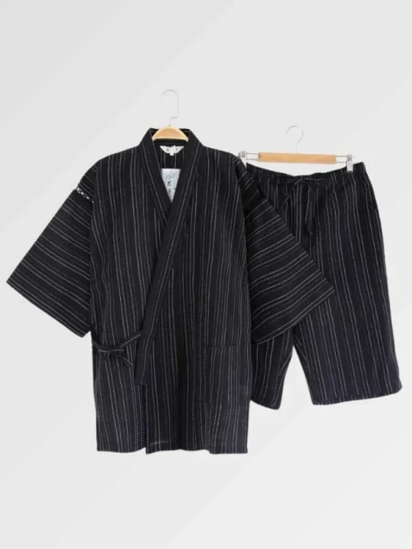traje Jinbei samurai para hombre