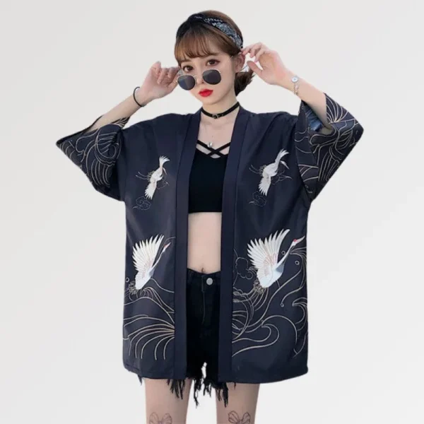 chaqueta tipo kimono para mujer setsuko