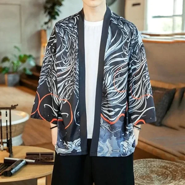 kimono de verano para hombre edición Kaïto