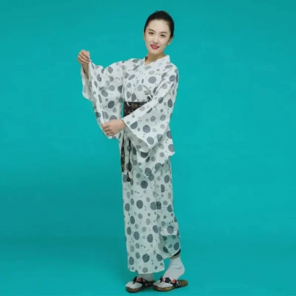 kimono japonés antiguo para mujer saori