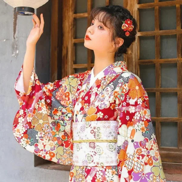 kimono japonés de mujer kimitsu