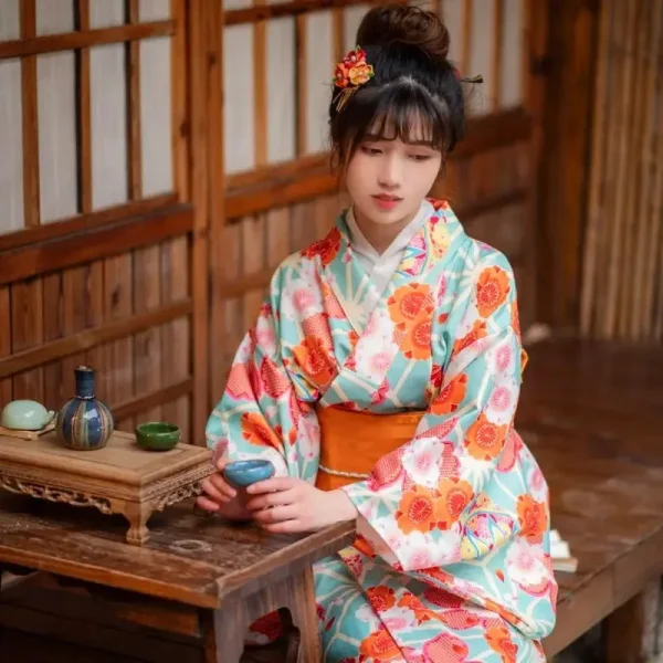 kimono japonés para mujer calidad Kasumi