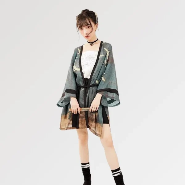 kimono de longitud media para mujer amaya