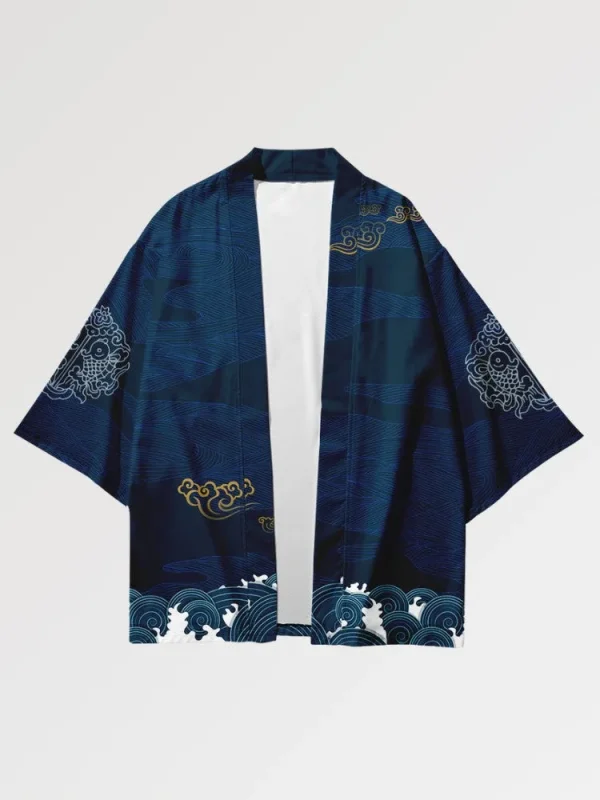 kimono streetwear motivo tsuru