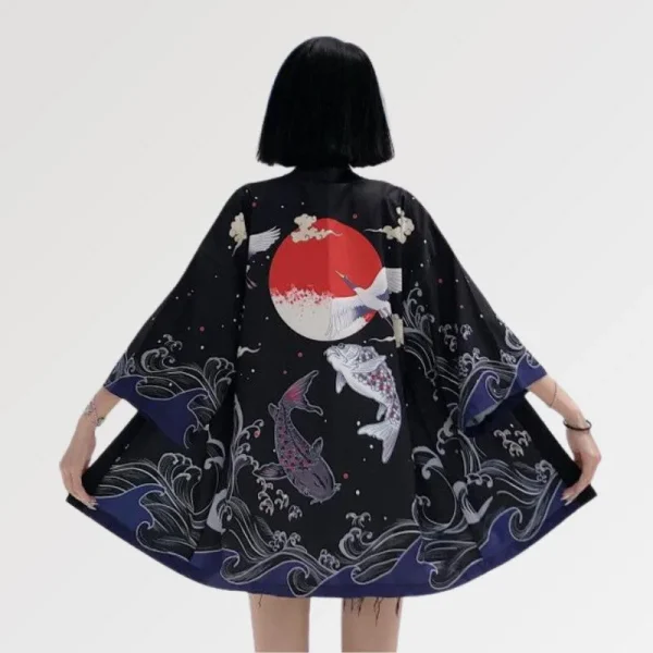 chaqueta tipo kimono para mujer miyuki