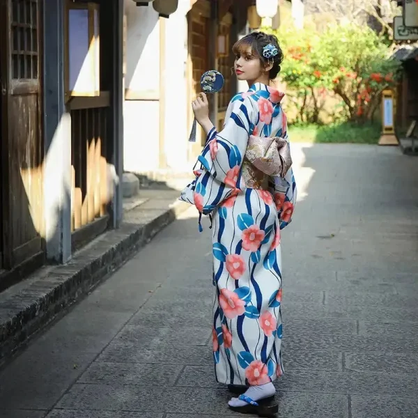 kimono yukata japonés para mujer shigeko