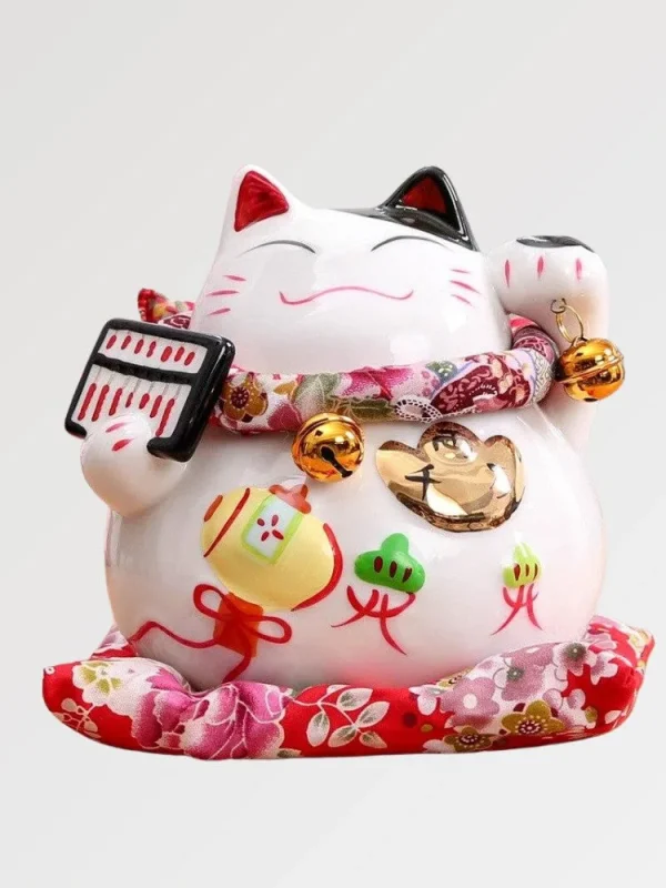 Maneki Neko gato Fengshui tradicional