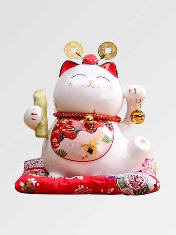 Maneki Neko Hucha gato Hambriento